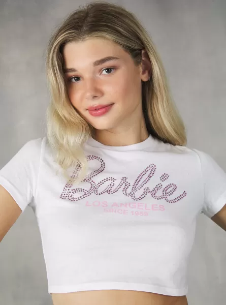 Donna Maglietta Barbie / Alcott Vendita Wh3 White T-Shirt