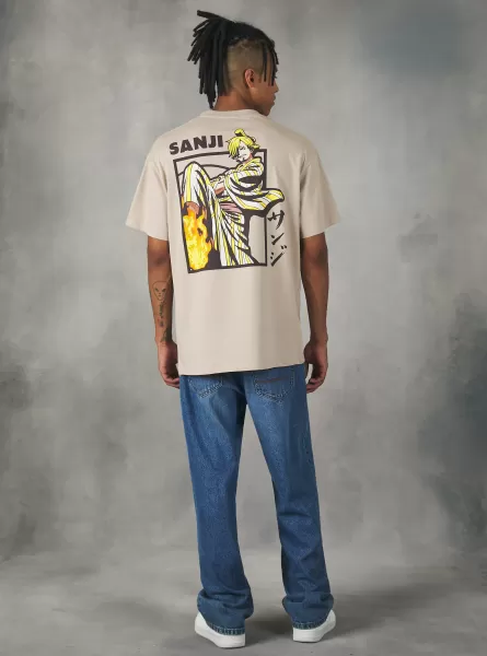 Maglietta One Piece / Alcott Negozio Bg2 Beige Medium Donna T-Shirt