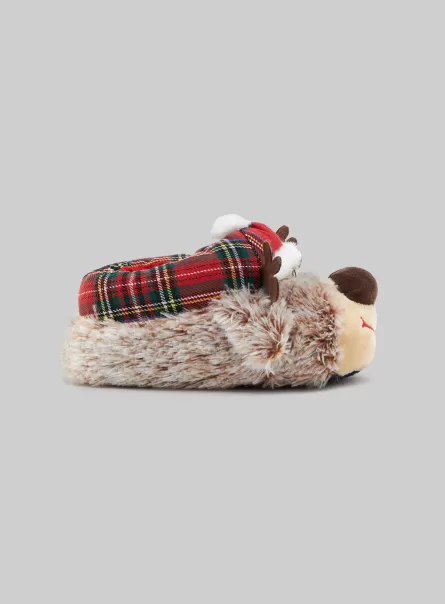Rein Reindeer Pantofole Renna Mini Me Christmas Collection Scarpe Donna Alcott Etichetta