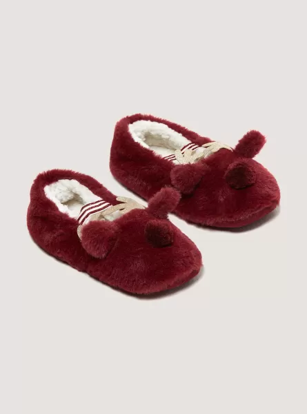 Donna Scarpe Pantofole Christmas Collection Alcott Rd1 Red Dark Popolarità