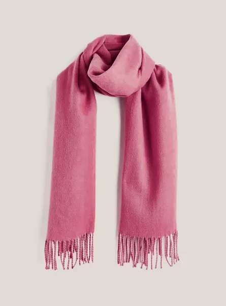 Qualità Donna Sciarpe Alcott Sciarpa In Tinta Unita Con Frange Mpk1 Pink Mel Dark