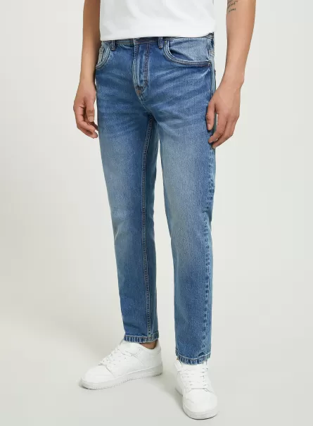 Jeans Jeans Slim Fit In Cotone Sicurezza Alcott Uomo D003 Medium Blue