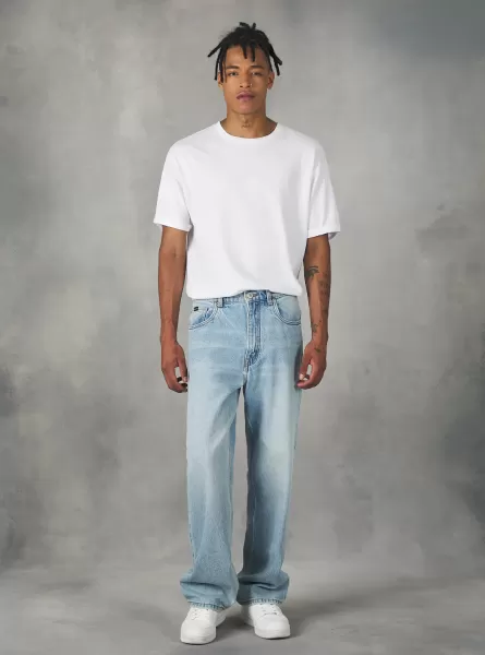Uomo Alcott Jeans Loose Fit Offerta Speciale Jeans D006 Azure