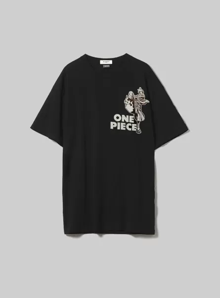 Bk3 Black Charcoal Uomo T-Shirt Esclusivo Maglietta One Piece / Alcott